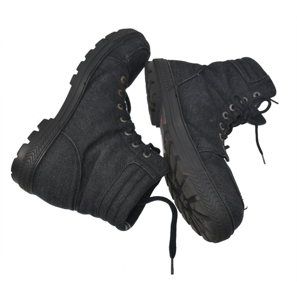 *LEVI Blue Sz 12 High Top Lace Up Comfort Boot main image 3